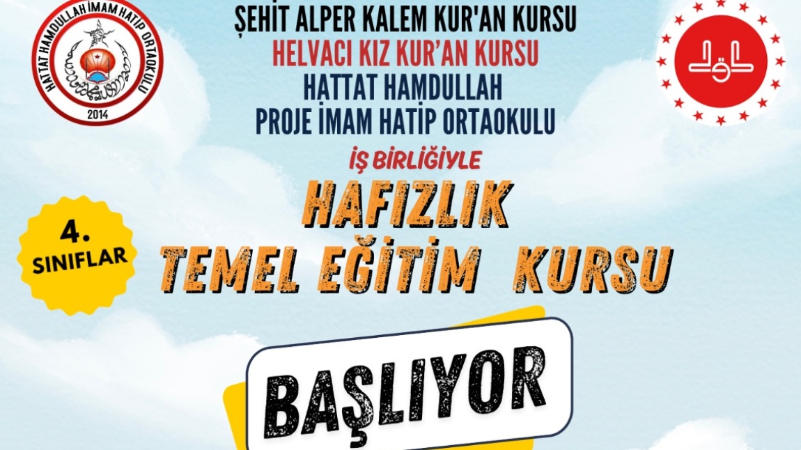 Hafızlık Temel Eğitim Kursu Başlıyor