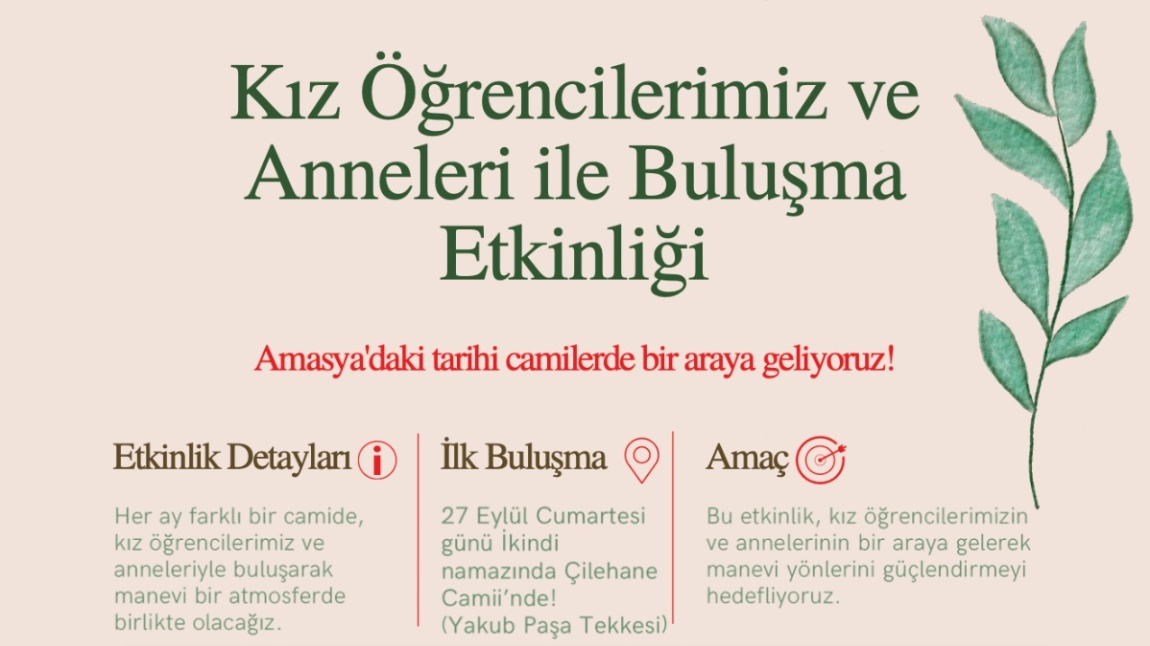 Okulumuz Kız Öğrencileri ve Anneleri ile Cami Ziyareti Gerçekleştirdik